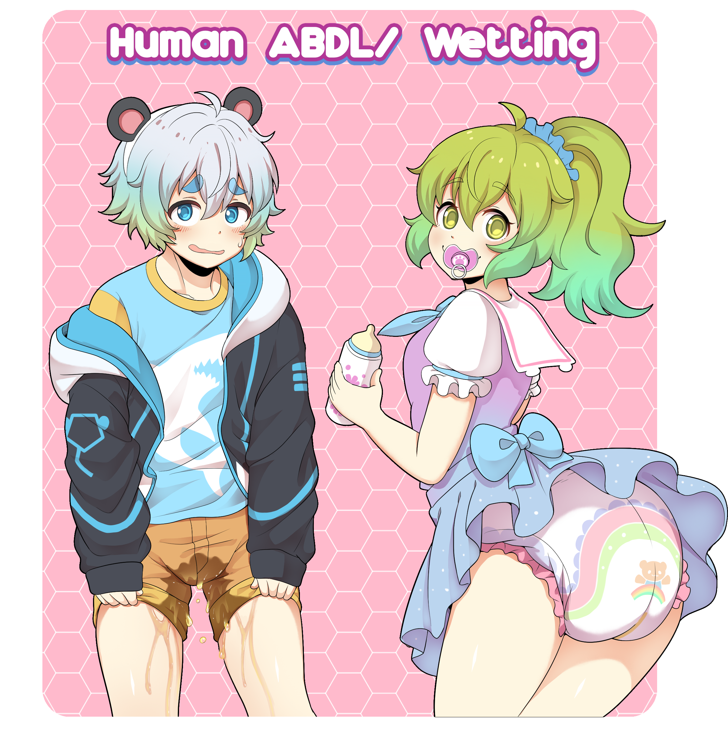 Human AB/DL and Wetting Comics